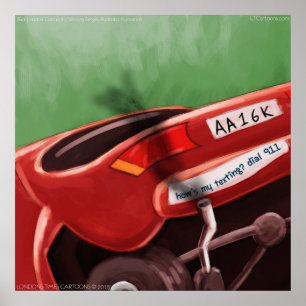 Dont Texte & Lecteur Rick London Funny Poster