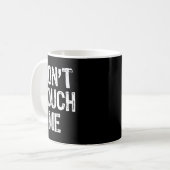 Don't Touch Me Introvert Antisocial Funny Gift Chr Koffiemok (Voorkant links)