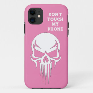 Don't touch my phone pink Funda para iPhone / iPad iPhone 11 Hoesje