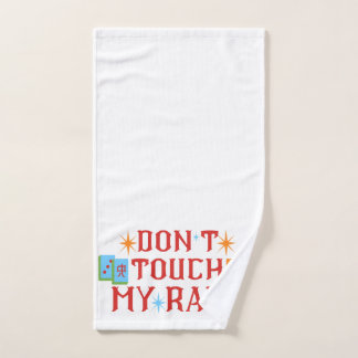 DON'T Touch My RACK Mahjong Handdoek cadeau