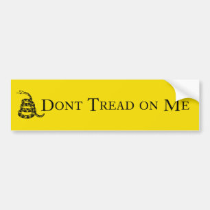 Dont Tread on me Bumpersticker
