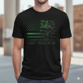 Don't Tread On Me Gadsden Flag Black T-Shirt
