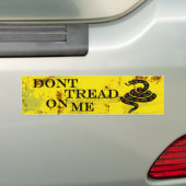 Dont Tread on Me - Gadsden Flag Bumpersticker (Op auto)