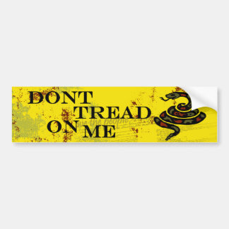 Dont Tread on Me - Gadsden Flag Bumpersticker