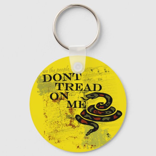 Dont Tread on Me Gadsden Flag/Symbool Sleutelhanger (Voorkant)