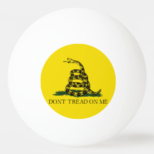 Don't Tread on Me Gadsden-vlag Pingpongballen