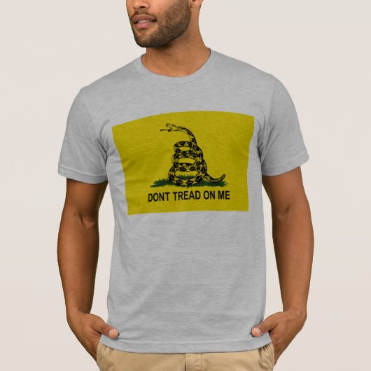 dont-tread-on-me-gadsden-vlag t-shirt (Voorkant)