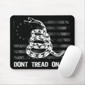 Dont Tread on me II Mousepad Muismat (Met muis)
