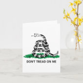 Dont Tread On Me  Kaart (Gele Bloem)