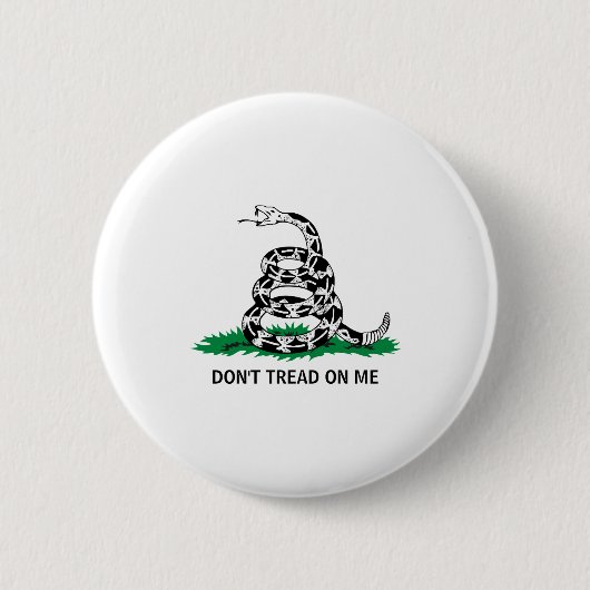 Dont Tread On Me  Ronde Button 5,7 Cm (Voorkant)