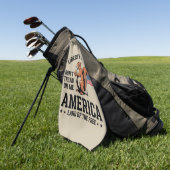 Don't Tread On Me Squirrel Liberty Justice beroemd Golfhanddoek (Groen)