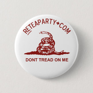 Dont Tread on Me Tea Party Button