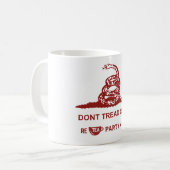 Dont Tread on Me Tea Party Mok (Voorkant links)