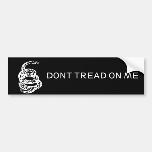 DONT TREAD OP ME BUMPERSTICKER (Voorkant)