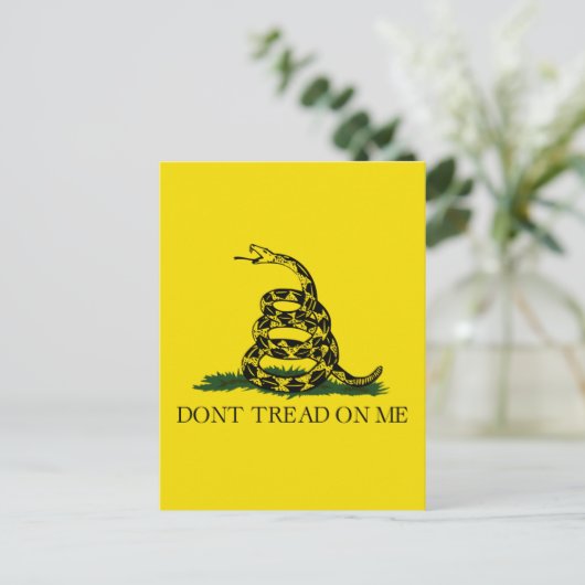 DONT TREAD OP ME, de vlag van Gadsden Briefkaart (Staand voorkant)