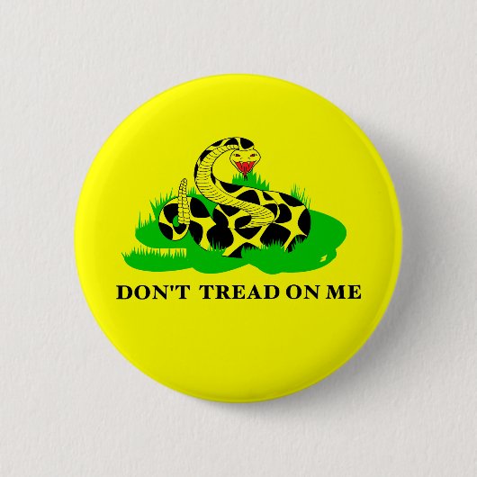 Dont Tread op me Ronde Button 5,7 Cm (Voorkant)