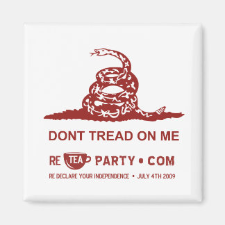 Dont Tread Op Me Tea Party Magneet