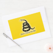 Dont Tread Op Mij Sticker (Envelop)