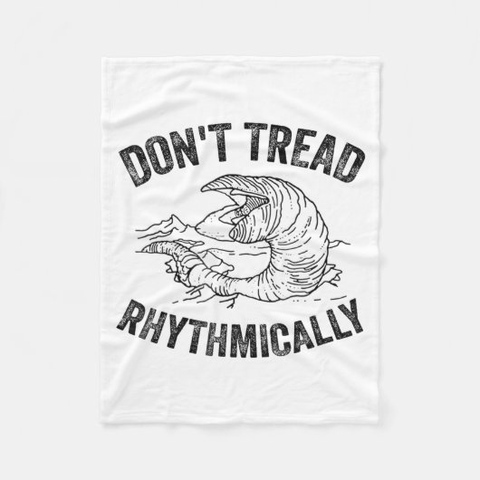Don't Tread Rhythmically Apparel For Men Women  Fleece Deken (Voorkant)