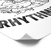 Don't Tread Rhythmically Apparel For Men Women  Poster (Hoek)