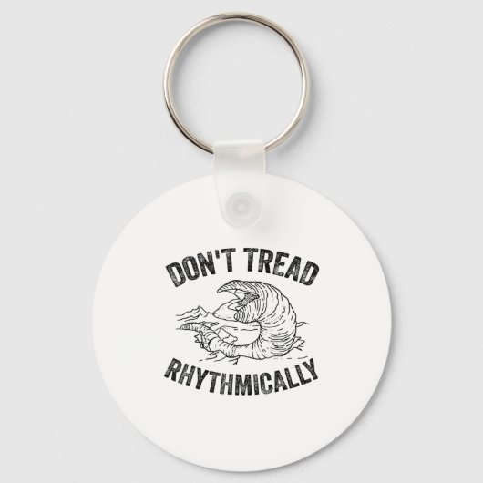 Don't Tread Rhythmically Apparel For Men Women  Sleutelhanger (Voorkant)