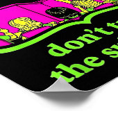 Don't Trust Subtitutes Funny Alien Invasion Teache Poster (Hoek)