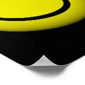 Dont Worry Be Happy Face Poster (Hoek)