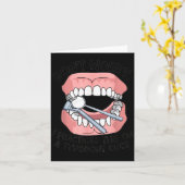 Don't Worry I Practiced This On A Tydont Once Dent Kaart (Gele Bloem)