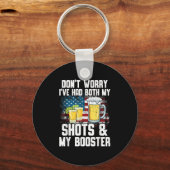 Don't Worry I've Had Both My Shots & Booster F Sleutelhanger (Voorkant)