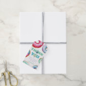 Donut 1e Verjaardag Feest Jongen Schattige Dank u  Cadeaulabel (Met Touw)