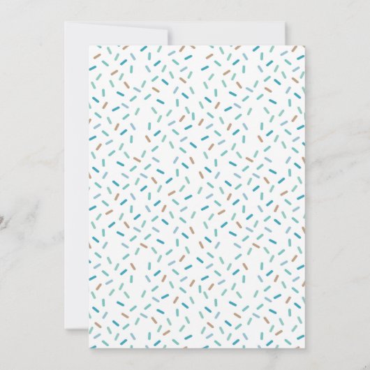 Donut 1er anniversaire Invitation (Dos)