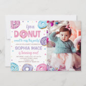 Donut 1er Anniversaire Invitation Sweet One (Devant)