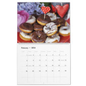 Donut 2025 Calendrier mural Cadeau Dougnnut (Feb 2026)
