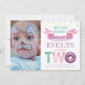 Donut 2e anniversaire Invitation photo (Devant)