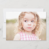 Donut Anniversaire Fête Photo Invitation (Dos)