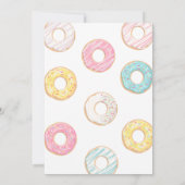 Donut Anniversaire Invitation Sweet DEUX (Dos)