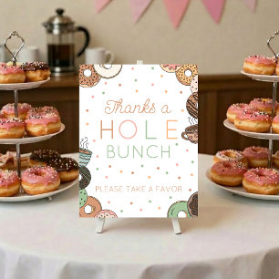 Donut Baby Shower Feest Favoriet Tafelbord Poster