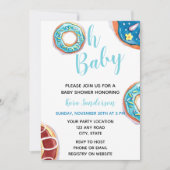 Donut Baby shower Uitnodiging (Voorkant)