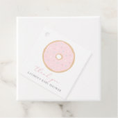 Donut Baby Sprinkle Bedankjes Labels (In situ)