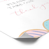 Donut Baby Sprinkle Favors Sign Poster (Hoek)