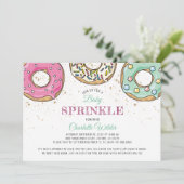 Donut Baby Sprinkle Kaart (Staand voorkant)