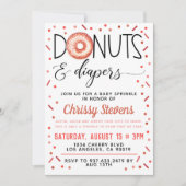 Donut Baby Sprinkle Shower Invitation (Devant)