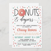 Donut Baby Sprinkle Shower Invitation (Devant / Derrière)