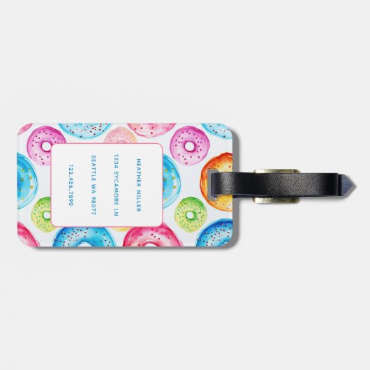 Donut Bagage Labels (Achterkant horizontaal)