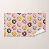 Donut Bakery Shop Patroon Bad Handdoek (Handdoek)