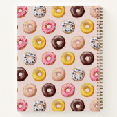 Donut Bakery Shop Patroon Notitieboek (Achterkant)