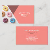 Donut Bakery Sweets Chef Desserts Visitekaartje (Voorkant / Achterkant)