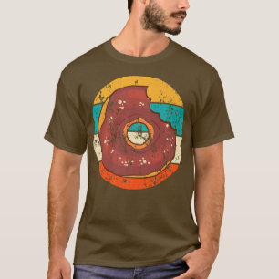 Donut Baking Baker Cake  Retro T-shirt