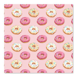 Donut Behang | Leuke Voedselpatroon Muur Bekleding