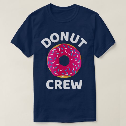 Donut-bemanning T-shirt (Design voorkant)